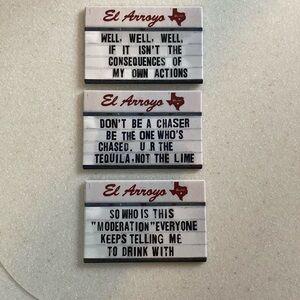 El Arroyo Billboard Fridge Stamps (Pack of 3)
